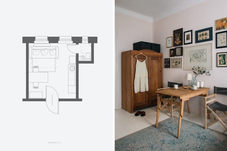 Micro Studio Apartment Kitchenette | The Kitchn